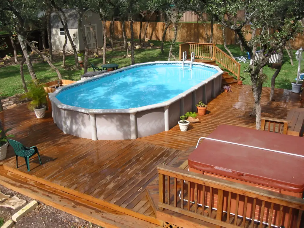 Low Level Deck Above Ground Pool