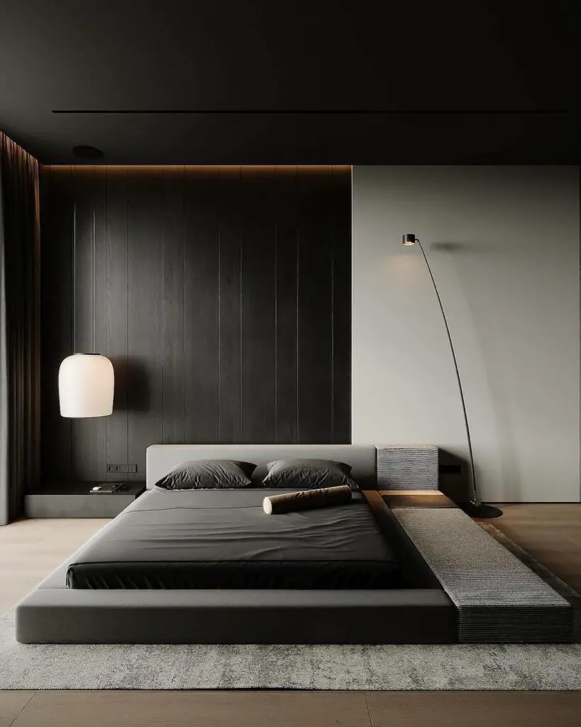 Romantic Black Bedroom