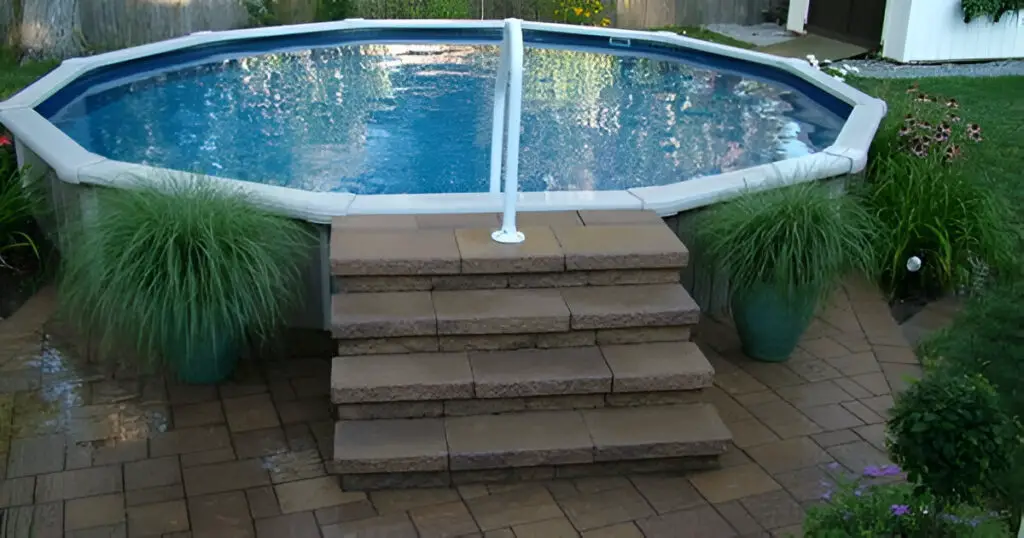 Terrace Deck Above Ground Pool