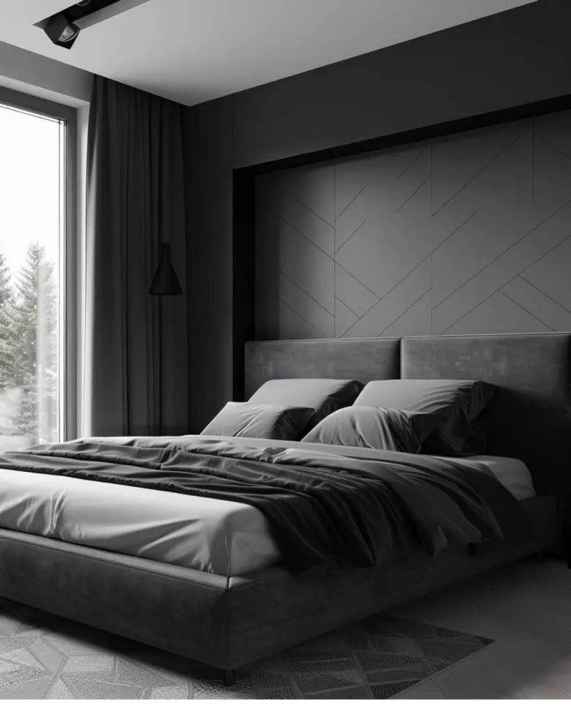 Pristine modern bedroom minimalism