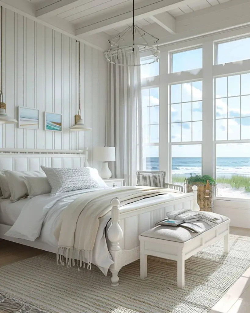 Ocean view bedroom sanctuary